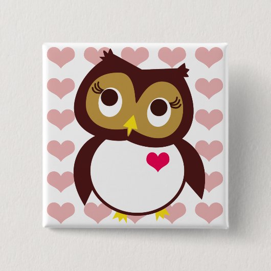 Whoo Liebe dich Button (Vorderseite)