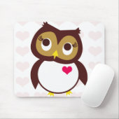 Whoo Liebe dich Mousepad (Mit Mouse)
