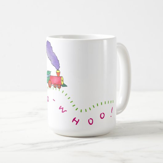 Whoo-Whoo! Zug Reisebecher (VorderseiteRechts)