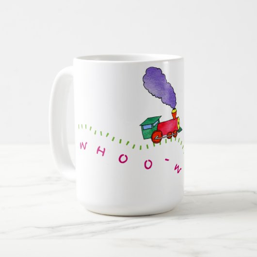 Whoo-Whoo! Zug Reisebecher (Vorderseite Links)