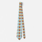 Whoo will Frühstück? Eulen-Krawatte Krawatte (Vorderseite)