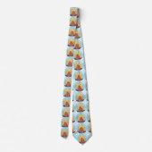 Whoo will Frühstück? Eulen-Krawatte Krawatte (Rückseite)