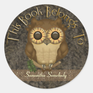 Whoolio die Niedlichen Owl Buchzeichen Stickers