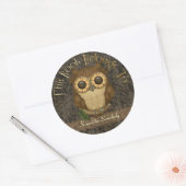 Whoolio die Niedlichen Owl Buchzeichen Stickers (Umschlag)