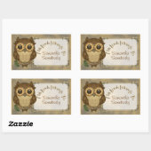 Whoolion Die Niedlichen Owl Buchzeichen Stickers (Blatt)