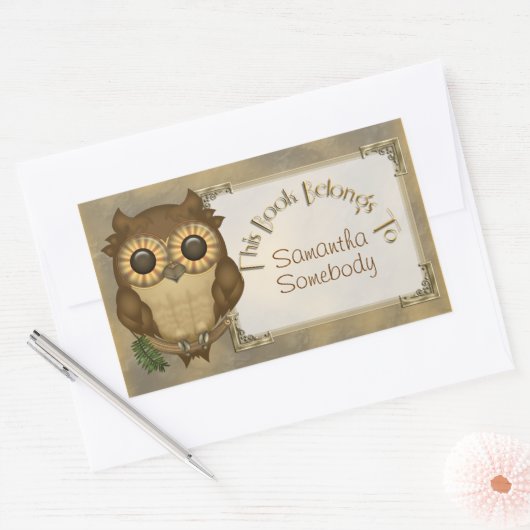 Whoolion Die Niedlichen Owl Buchzeichen Stickers (Umschlag)