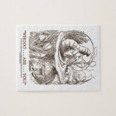 Whooo… sind… Sie? (Alice und die Raupe) Puzzle (Horizontal)