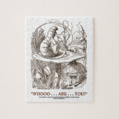 Whooo… sind… Sie? (Alice und die Raupe) Puzzle (Vertikal)
