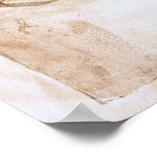 Whooper swan (cygnus cygnus) 1835 , Lear, Edward Poster (Ecke)