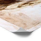 Whooper swan (cygnus cygnus) 1835 , Lear, Edward Poster (Ecke)