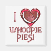 Whoopie Pie Liebe Bekleidung, Schürze, Geschenke Magnet (Vorne)