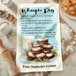 Whoopie Pies Rezept Personalisiert Geschirrtuch<br><div class="desc">Bringen Sie eine Touch Süße in Ihre Küche mit diesem personalisierten Whoopie Pies Rezept Küchentuch. Dieses praktische und dekorative Handtuch mit klassischem Whoopie-Pie-Rezept. Passen Sie Ihren Namen oder Ihre Nachricht an und machen Sie es zu einem idealen Geschenk für Liebhaber von Kuchen und Backbegeisterte gleichermaßen.</div>