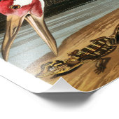 Whooping Crane von John James Audubon Fotodruck (Ecke)