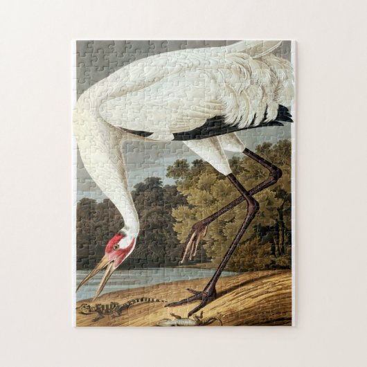Whooping Crane von John James Audubon Puzzle (Vertikal)