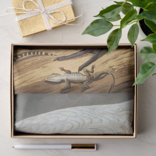 Whooping Crane von John James Audubon Seidenpapier (Geschenk)