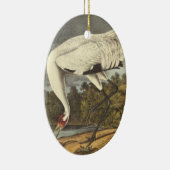 Whooping Kran, John Audubon Keramikornament (Rechts)