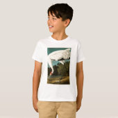 Whooping Kran-John James Audubon-Vögel von Amerika T-Shirt (Vorne ganz)