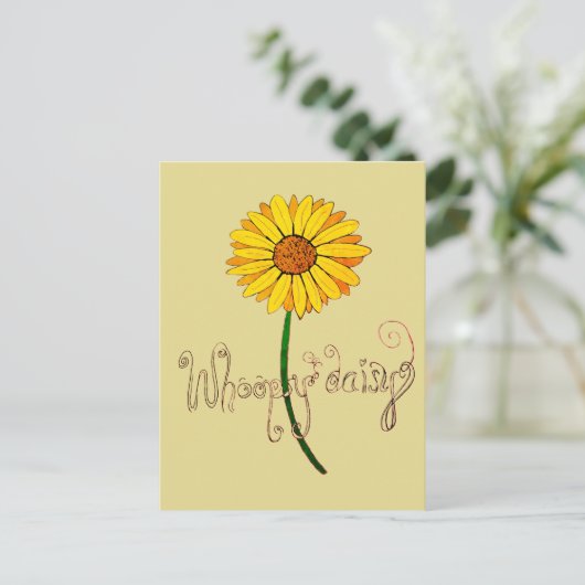 Whoopsy-Daisy Postcard Postkarte (Stehend Vorderseite)