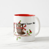 Whoos, das freches Nizza WeihnachtsTasse gewesenes Zweifarbige Tasse (VorderseiteRechts)