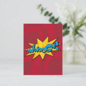 Whoosh Comic Postkarte buchen (Stehend Vorderseite)