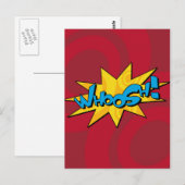 Whoosh Comic Postkarte buchen (Vorne/Hinten)