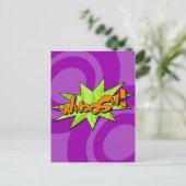 Whoosh Comic Postkarte buchen (Stehend Vorderseite)