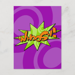 Whoosh Comic Postkarte buchen