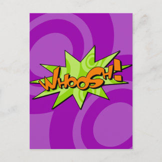 Whoosh Comic Postkarte buchen