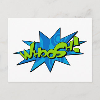 Whoosh Comic Postkarte buchen