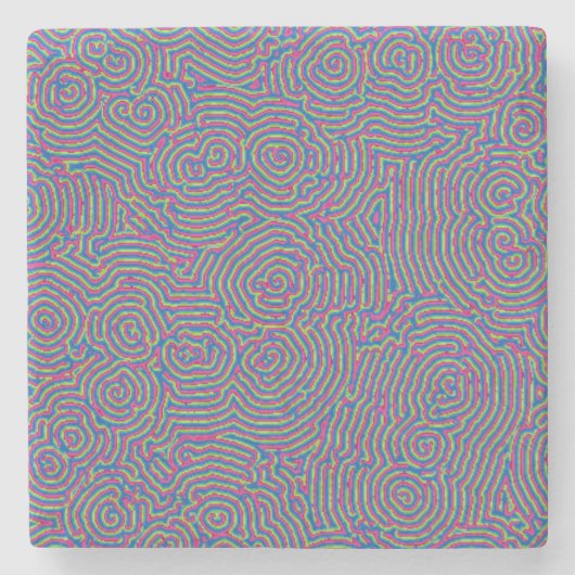 Whorls Marble Untersetzer (Vorderseite)