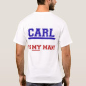 Whos der Mann T-Shirt (Rückseite)