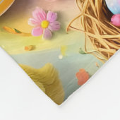 Who's Easter egg extravaganza whimsical? Happy Eas Fleecedecke (Ecke)