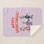 Whos Holding Hands Merry Grinchmas Sherpadecke (Vorderseite (Horizontal))