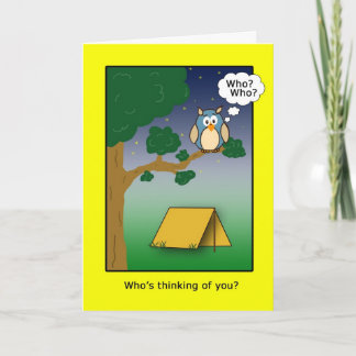 Who's Thinkig of You at Camp? Karte
