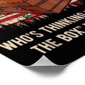 Who's thinking outside the box dad  poster (Ecke)