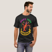 Who's Your Crawdaddy Crawfish Jester Beads  Mardi  T-Shirt (Vorne ganz)
