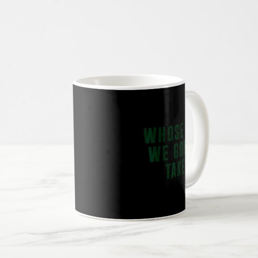 Whose Car We Gonna Take Meme  Kaffeetasse (VorderseiteRechts)