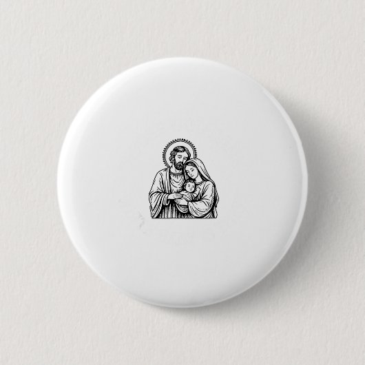 Whose God White Baby Is This Funny Christmas Button (Vorderseite)