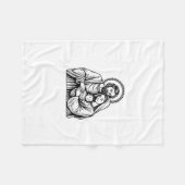 Whose God White Baby Is This Funny Christmas Fleecedecke (Vorderseite (Horizontal))
