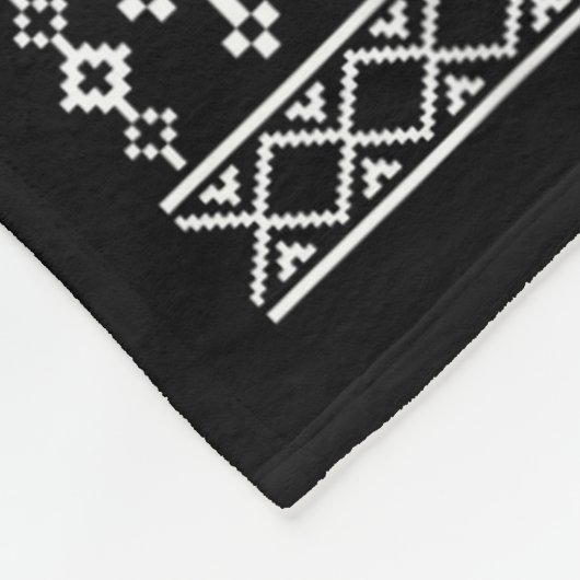 Whose God White Baby Is This Funny Christmas  Fleecedecke (Ecke)