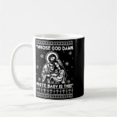Whose God White Baby Is This Funny Christmas Kaffeetasse (Links)