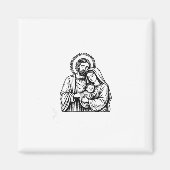 Whose God White Baby Is This Funny Christmas  Magnet (Vorne)