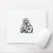 Whose God White Baby Is This Funny Christmas  Mousepad (Mit Mouse)