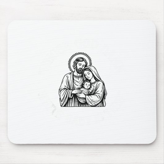 Whose God White Baby Is This Funny Christmas  Mousepad (Vorne)