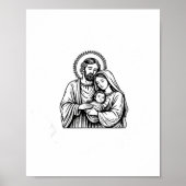 Whose God White Baby Is This Funny Christmas Poster (Vorne)