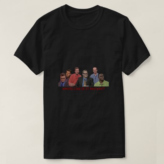 Whose Line is it Anyway Cast! Essential T-Shirt (Design vorne)
