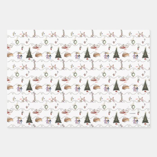 Whoville Christmas Garland Celebration Geschenkpapier Set (Vorderseite 2)