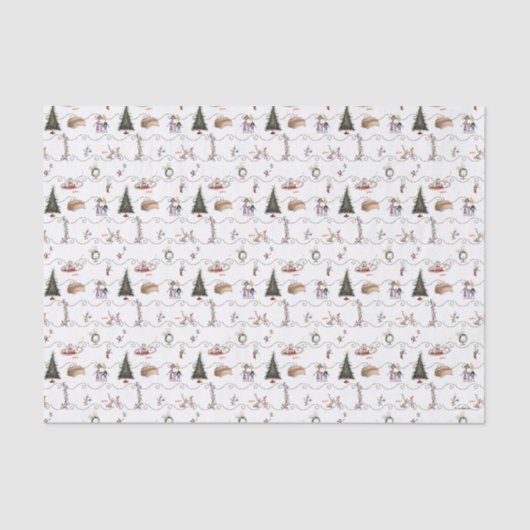 Whoville Christmas Garland Celebration Seidenpapier (Vorderseite)