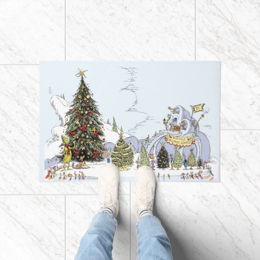 Whoville Weihnachtsbaum-Wettbewerb Fußmatte (Indoor)