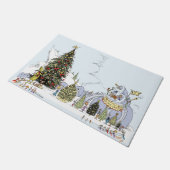 Whoville Weihnachtsbaum-Wettbewerb Fußmatte (Schrägansicht)